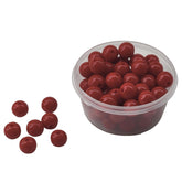 Premium Non Peel Acrylic Beads 8x7 MM Hole Size 2 MM Round For Jewellery Making DIY Arts Crafts